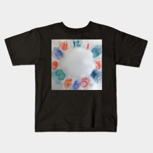 Clock with Numbers Kids T-Shirt